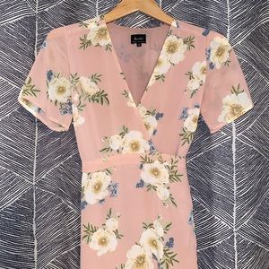 Bardot Pink Floral Maxi Dress